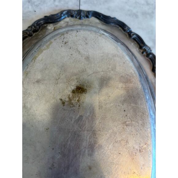 F. B. Rogers Silver Plate Oval Serving Bowl/Dish. 11.5” X 8.75” #6005 - Picture 7 of 7